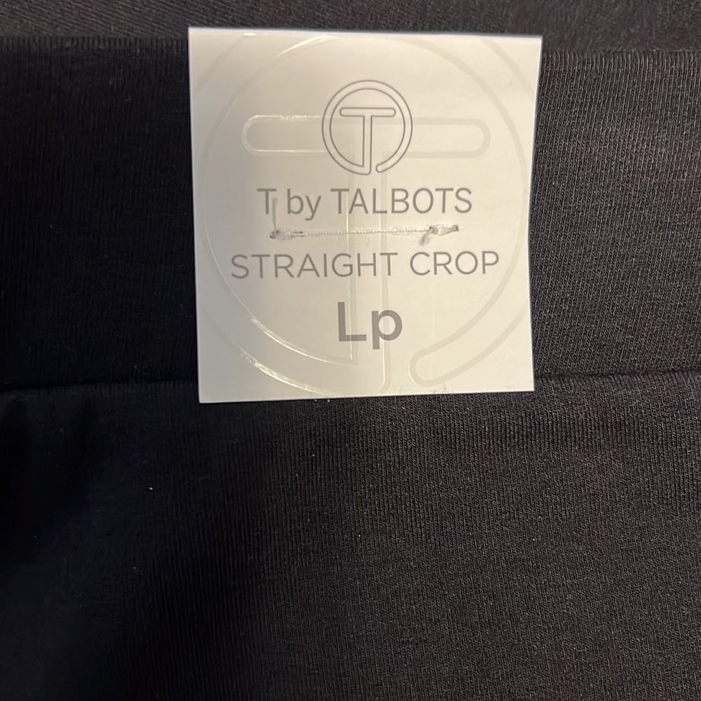 BNWT T by Talbots cropped straight leg pants - Picture 3 of 4